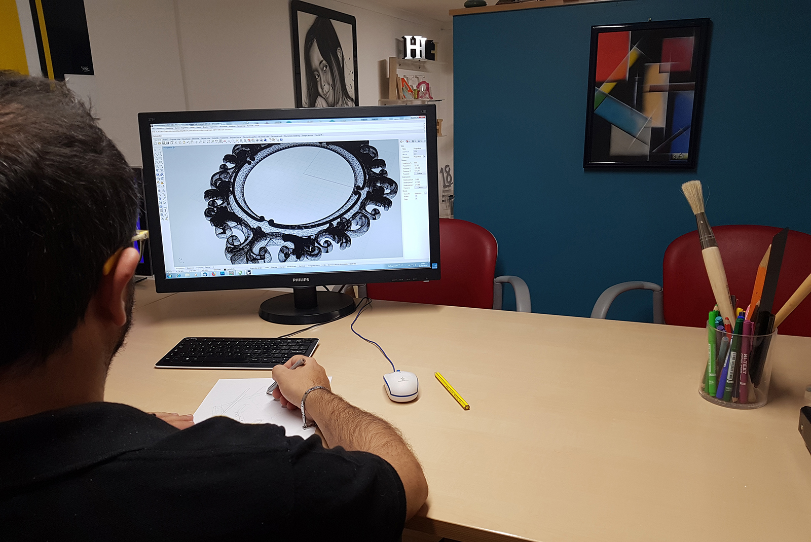 lavoraziine polistirolo, plexiglass e stampe grafiche